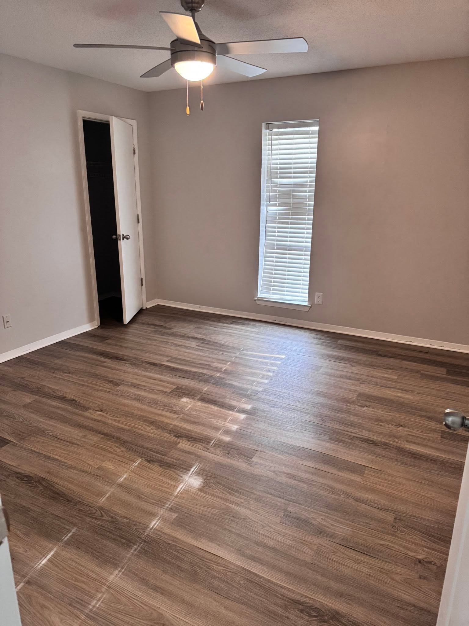Clean bedroom or living space